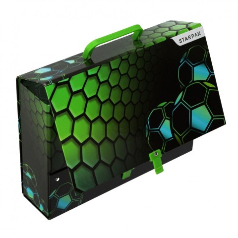 Teczka z szerokim grzbietem na klips Football A4 mix Starpak (559321)