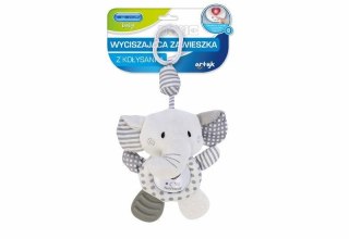 Zabawka dźwiękowa Muzyczna zawieszka słonik E-Edu Artyk (176548)