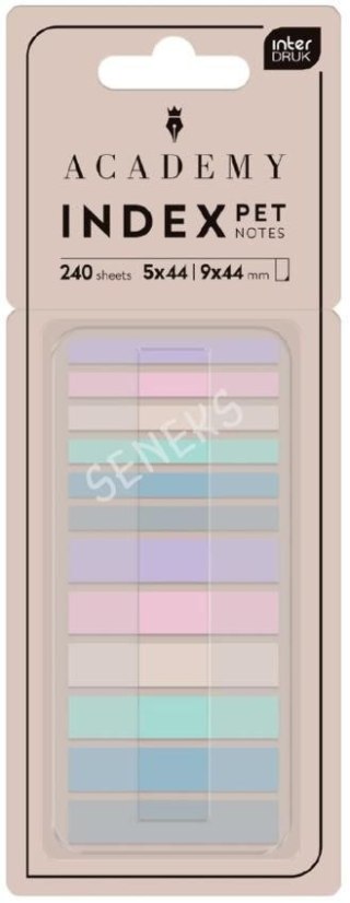 Zakładki indeksujące ACADEMY PET STUDY 240k Interdruk (W PODAJNIKU)