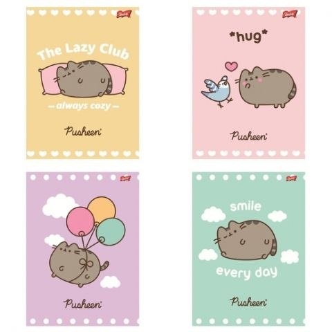 Zeszyt Pusheen A5 32k. 70g linia kolor Unipap