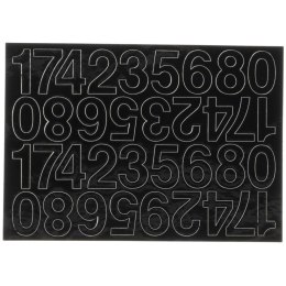 Cyfry samoprzylepne czarne Farro