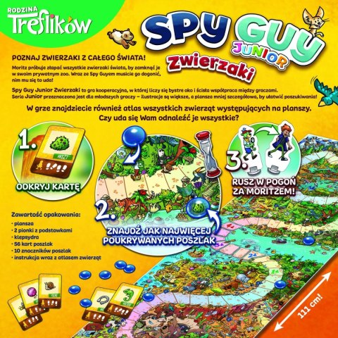 Gra edukacyjna Spy Guy Junior Zwierzaki Trefl (02595)