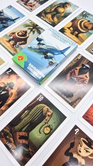 Karty Piotruś Brainrot Bombardiro Crocodillo Alexander 25 sztuk