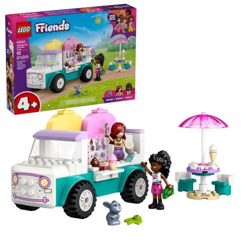 Klocki konstrukcyjne Friends Furgonetka z lodami w mieście Heartlake Lego (42644)