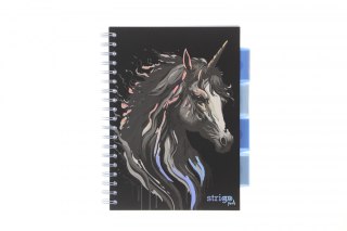 Kołozeszyt (kołonotatnik) B5 PROJECT BOOK UNICORN 100k. 80g krata Strigo (PADS022)