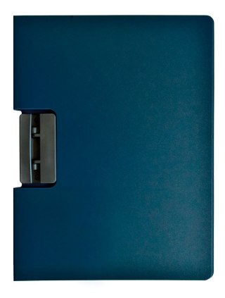 Deska z klipem (podkład do pisania) A4 ZAMYKANA granatowa Tetis (BD651-g)