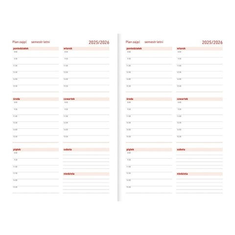 Kalendarz nauczyciela książkowy (terminarz) Vivella seledyn A5 Wydawnictwo Wokół Nas (A5TA071B)