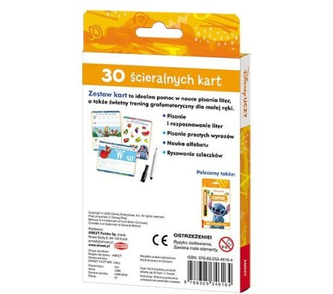 Książeczka edukacyjna Disney Uczy. Litery. Karty Ameet (UMK 9302)