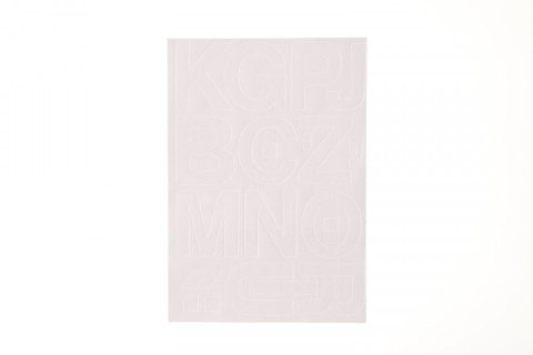 Litery samoprzylepne biały Farro