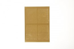 Litery samoprzylepne złota Farro