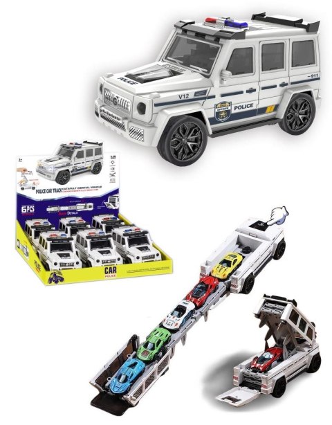 Samochód policyjny terenowy biały Lean (24221)