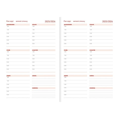 Kalendarz nauczyciela książkowy (terminarz) Vivella czarny A5 Wydawnictwo Wokół Nas (A5TA071B)