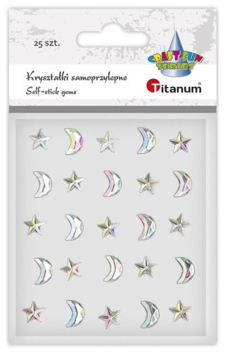 Kryształki Craft-Fun Series księżyce, gwiazdki srebrne Titanum (24MH0377)