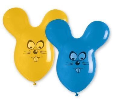 Balon gumowy PREMIUM MYSZKI 3 szt mix 650mm Godan (GB/PG05)