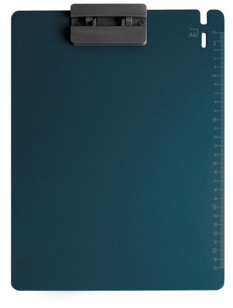 Deska z klipem (podkład do pisania) Z PODZIAŁKĄ A4 granatowa Tetis (BD650-G)