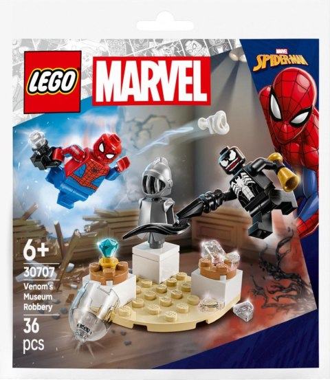 Klocki konstrukcyjne Marvel Super Heroes Napad Venoma na muzeum Lego (30707)