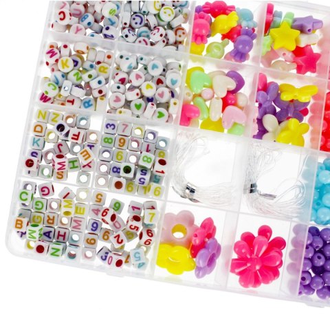 Koraliki dla dziewczynki zestaw do nawlekania Mega Creative (531420)