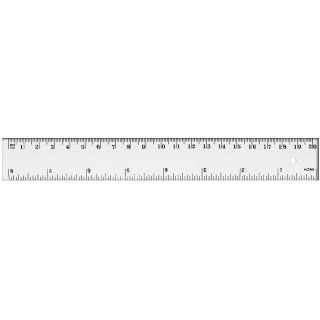 Linijka plastik 20cm Tetis (BL002-B)