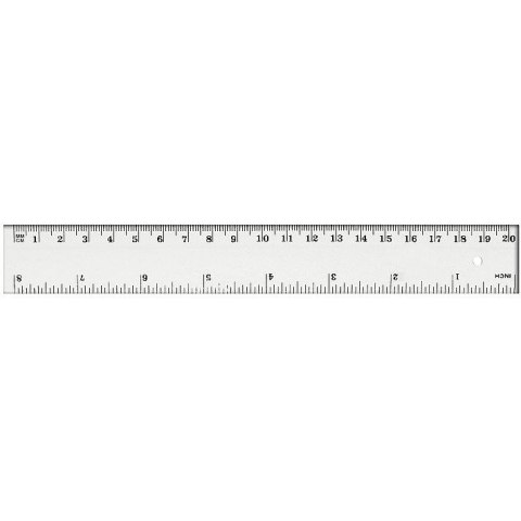 Linijka plastik 20cm Tetis (BL002-B)