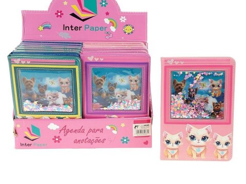 Notes (notatnik) koty lub pieski A5 krata Adar (620339)