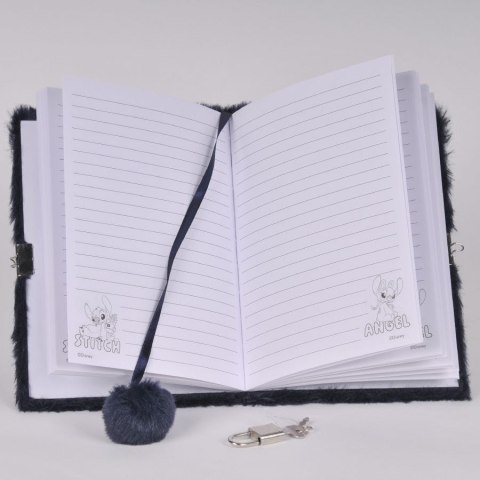Pamiętnik pluszowy Stitch A5 Paso (DS25CC-3676)