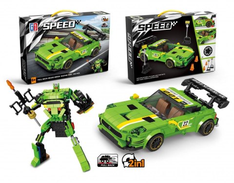 Klocki konstrukcyjne auto robot 2w1 Lean (23572)