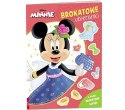 Książeczka edukacyjna Minnie. Brokatowe Ubieranki Ameet (SDLB 9108)
