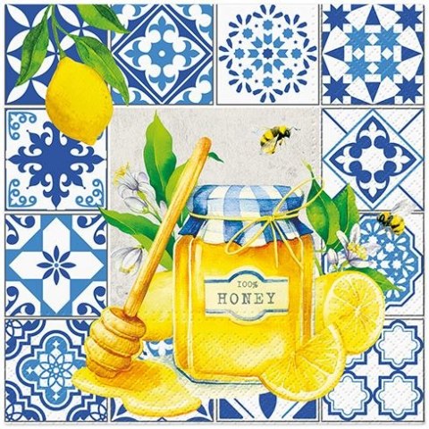 Serwetki Lunch Citrus And Honey różne celuloza [mm:] 330x330 Paw (SDL145800)