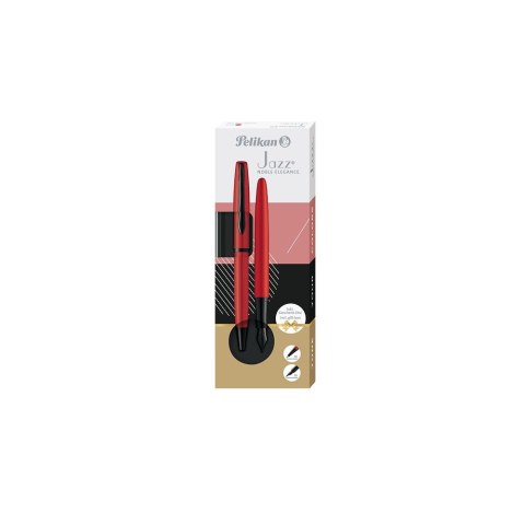 Zestaw piśmienniczy Jazz Noble Elegance Red pióro+długopis Pelikan (400198410)