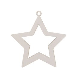 Bombki Gwiazdka 6 drewniana Sadpex (DCH63b)