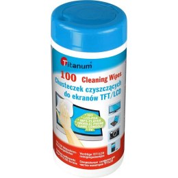 Chusteczki do czyszczenia ekranów LCD/TFT 100 szt Titanum