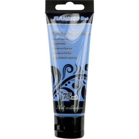 Farba akrylowa kolor: niebieski 75ml Flamingo Line (066)