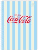 Kołozeszyt (kołonotatnik) COCA COLA SOFT TOUCH A6 80k. 70g krata Interdruk