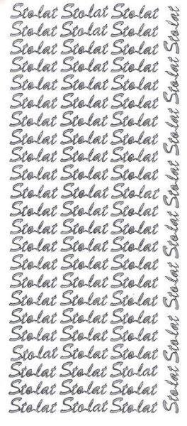 Naklejka (nalepka) Sto lat srebrne Farro (009)