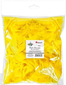 Piórka Craft-Fun Series żółty Titanum