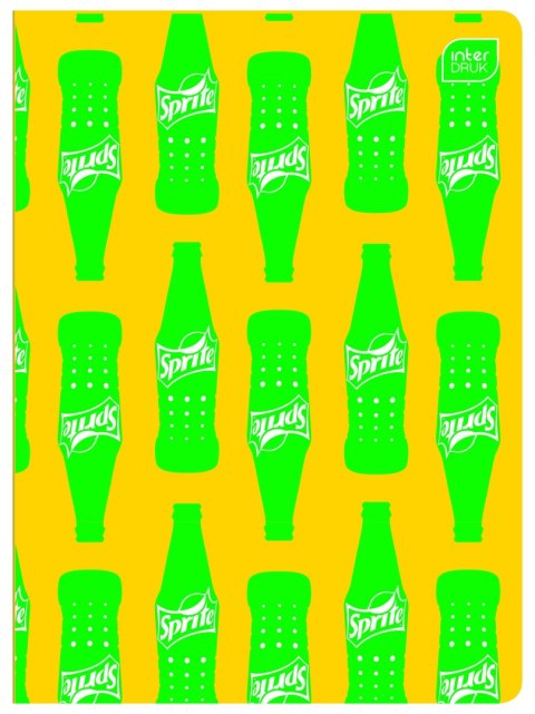 Zeszyt COCA COLA MAT+UV A5 32k. 70g trzy linie Interdruk