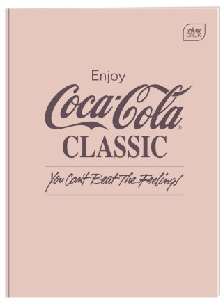 Zeszyt A4 HYBRID COCA COLA 60k. 70g krata Interdruk