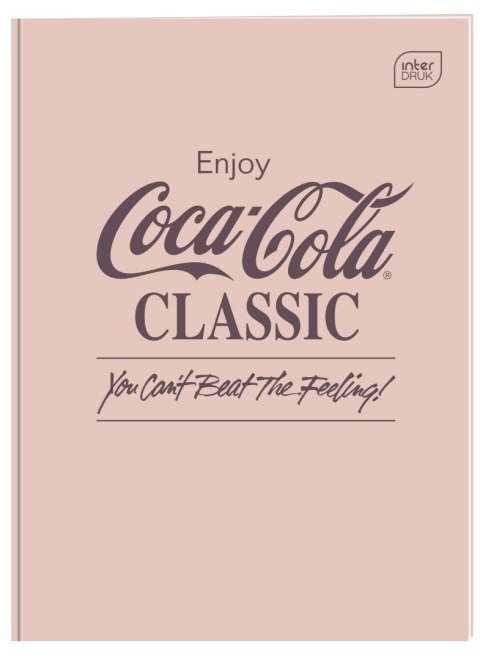 Zeszyt HYBRID COCA COLA A4 60k. 70g krata Interdruk