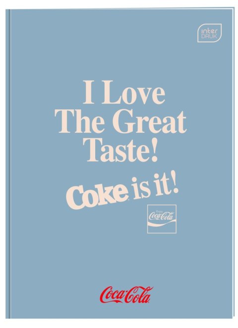 Zeszyt HYBRID COCA COLA A4 60k. 70g krata Interdruk