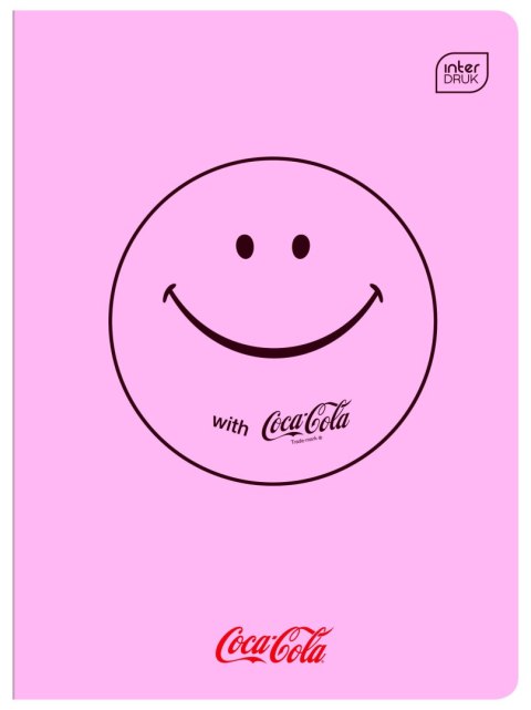 Zeszyt HYBRID COCA COLA A5 60k. 70g krata Interdruk