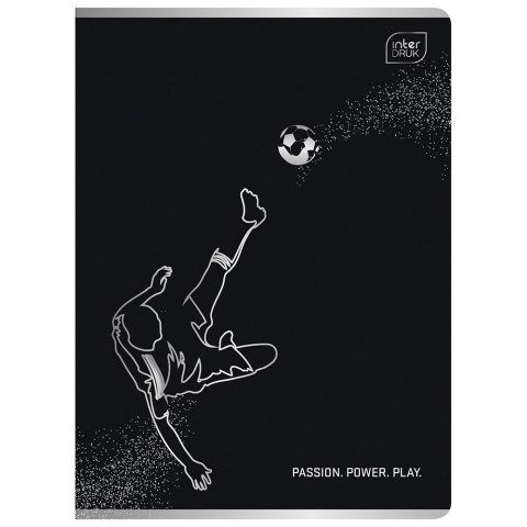 Zeszyt METALIC SPORT A5 60k. 70g linia Interdruk