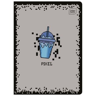Zeszyt A5 PIXEL 16k. 70g linia kolor Interdruk