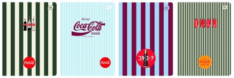 Zeszyt A5 SOFT TOUCH COCA COLA 80k. 70g krata Interdruk