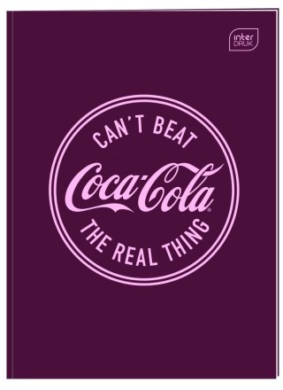 Zeszyt tematyczny A6 COCA COLA HYBRID 32k. 70g krata Interdruk (do słówek)