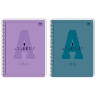 Kołozeszyt (kołonotatnik) A4+ ACADEMY Hybry 80k. 90g krata Interdruk