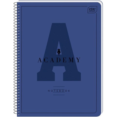 Kołozeszyt (kołonotatnik) Academy Hybrid A5+ 80k. 90g linia Interdruk