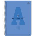 Kołozeszyt (kołonotatnik) Hybrid Academy 90g A5+ 80k. 90g krata Interdruk