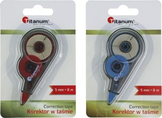 Korektor w taśmie (myszka) Economy 5x8 [mm*m] Titanum