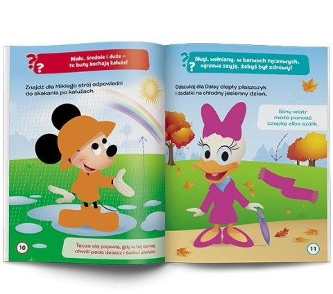 Książeczka edukacyjna Disney Maluch. Ubieranka. W co się ubrać? Ameet (MUB 9202)