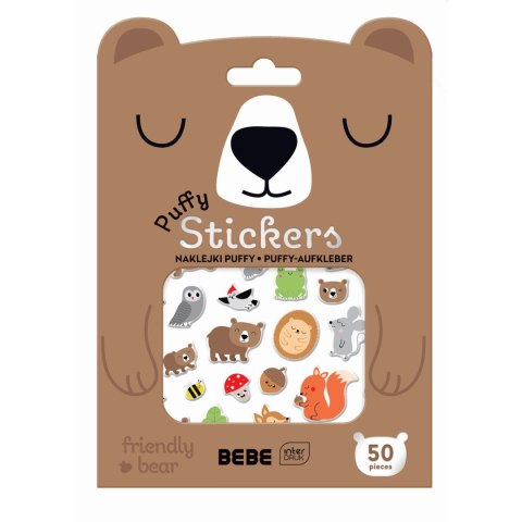 Naklejka (nalepka) BEBE FRIENDS 50 szt Bebe (puffy)